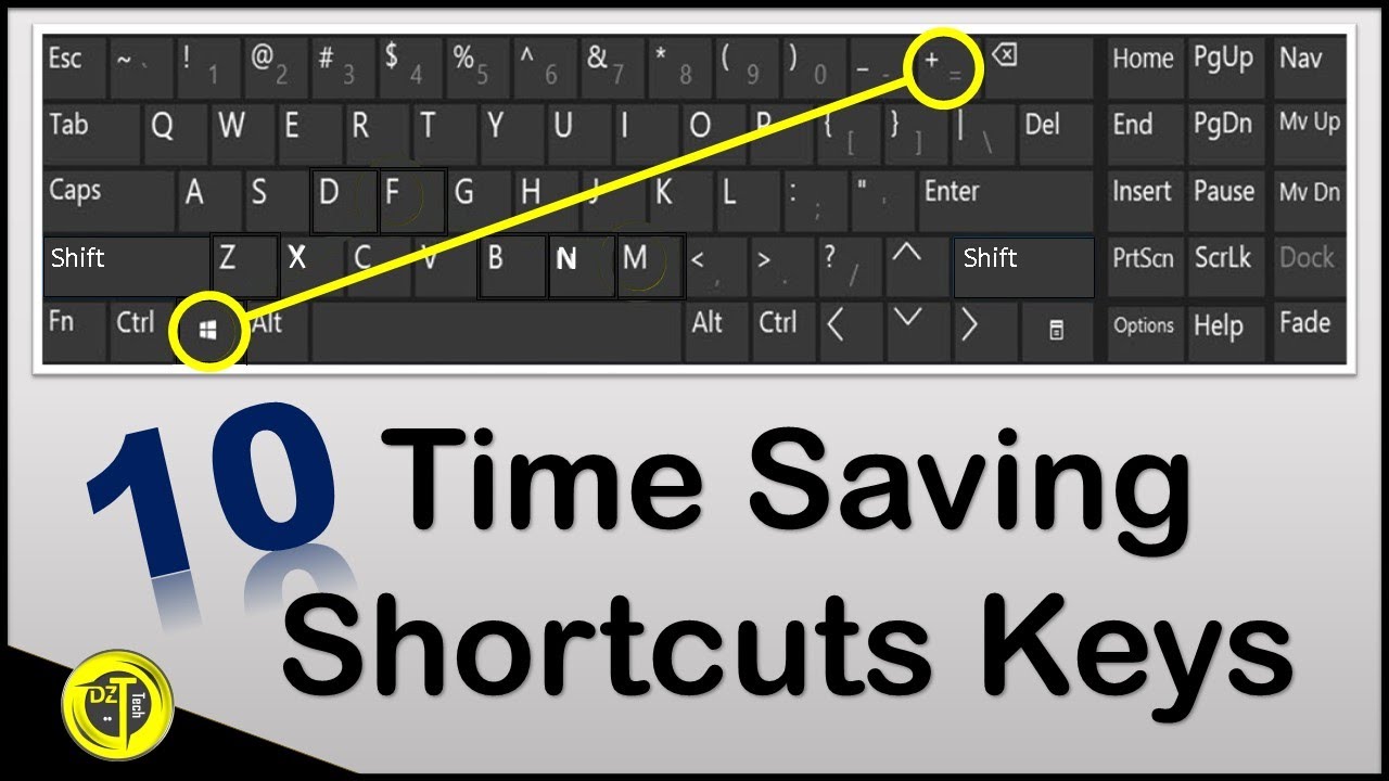 10 Most Time Saving Shortcuts Keys Youtube