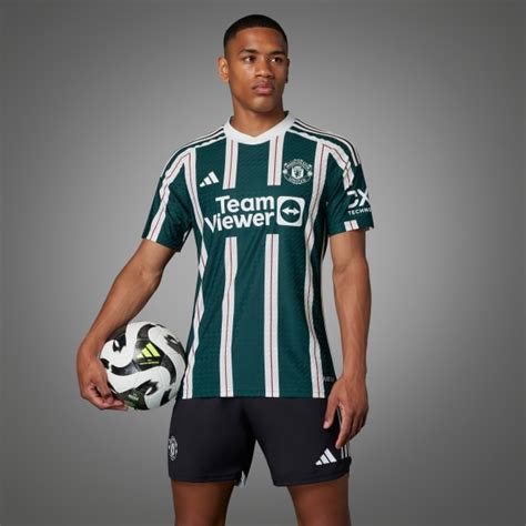 Adidas Manchester United 23 24 Away Jersey Green Free Delivery