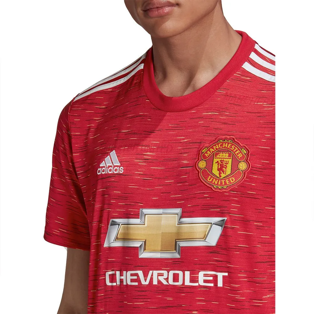 Adidas Manchester United Fc Home 20 21 T Shirt Red Goalinn