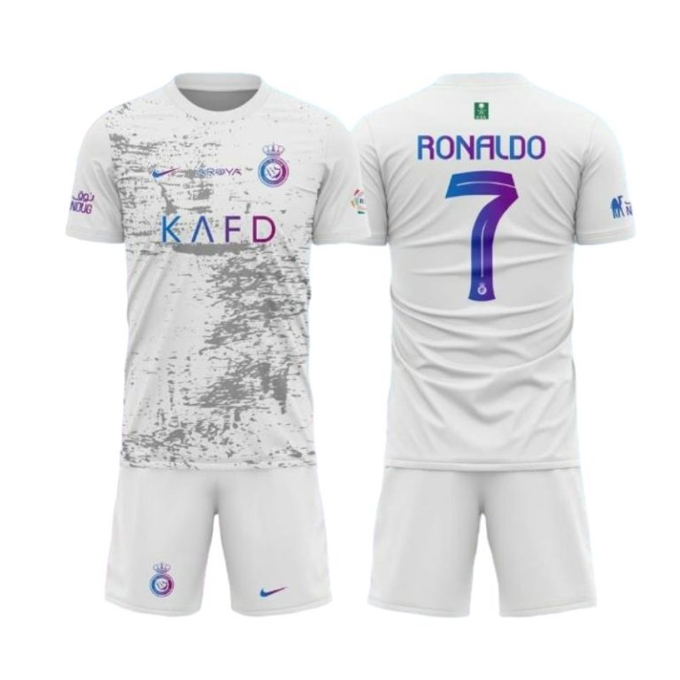 Al Nassr Children S Kit Jersey Ronaldo Third 2023 2024