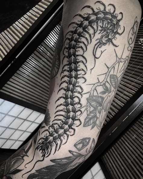 Centipede Tattoo Leg Billy The Big Kritzelei Tattoo 12 Tattoos Tattoo Now Anime Tattoos Dope