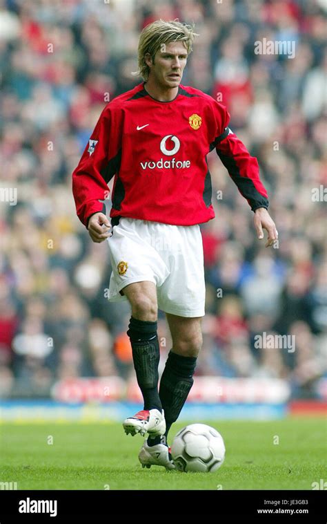 David Beckham Manchester United Fc Old Trafford Mancester 09 February