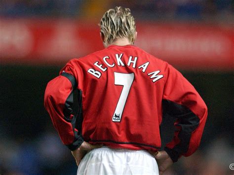 David Beckham Manchester United Legend Inducted Into Premier League