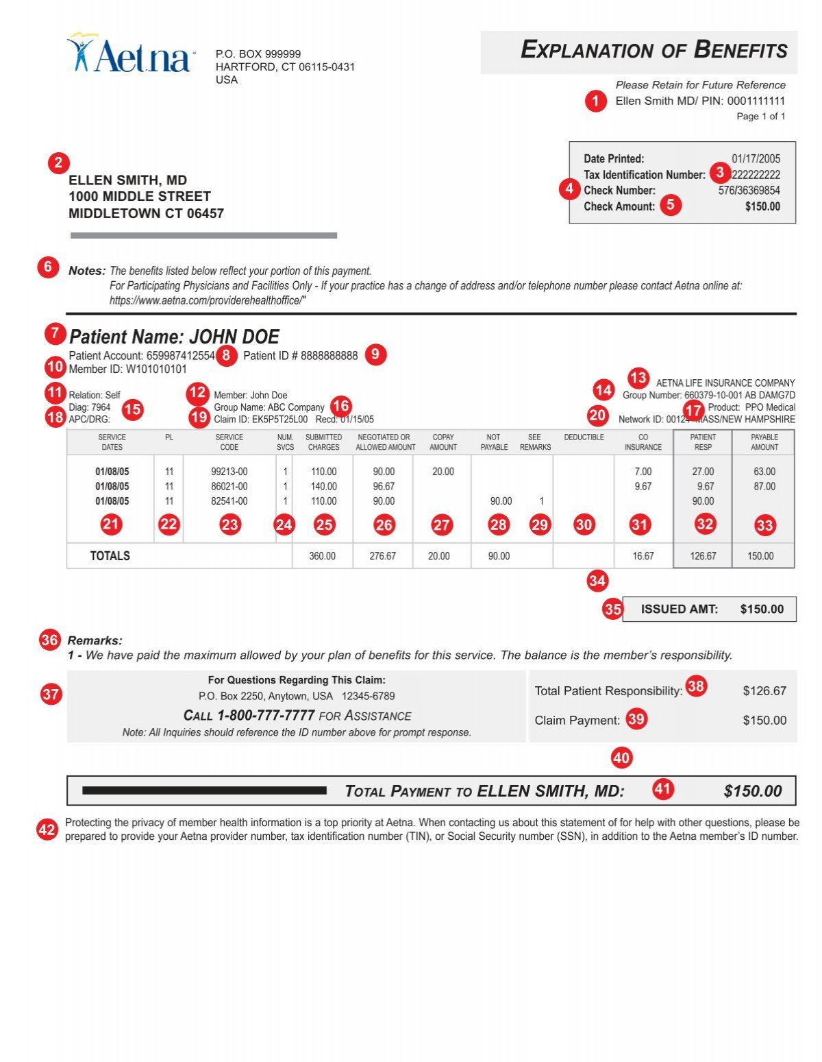 Denial Eob Example Rcm101