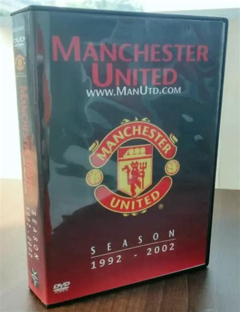 Dvd Boxset Manchester United Season Review 1992 93 2001 02 10 Discs