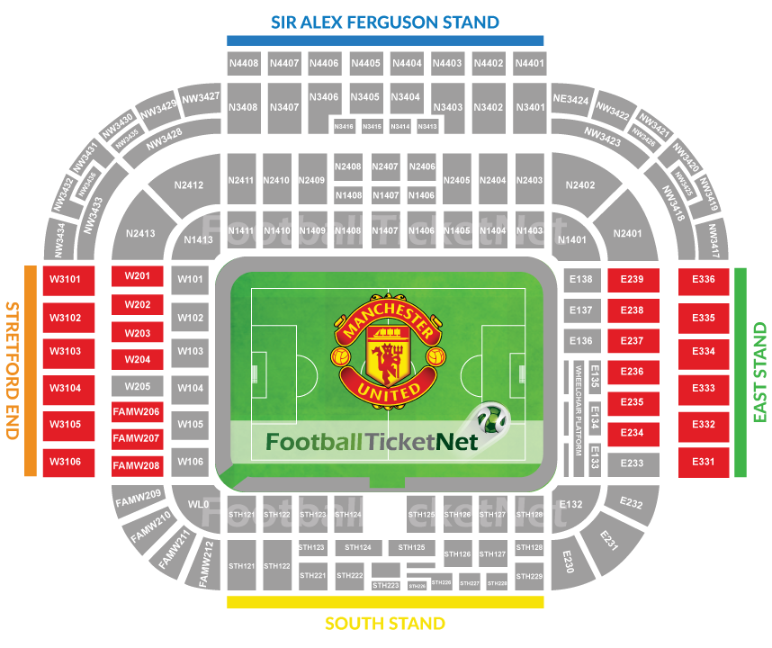 Everton Vs Manchester United 29 02 2020 Football Ticket Net