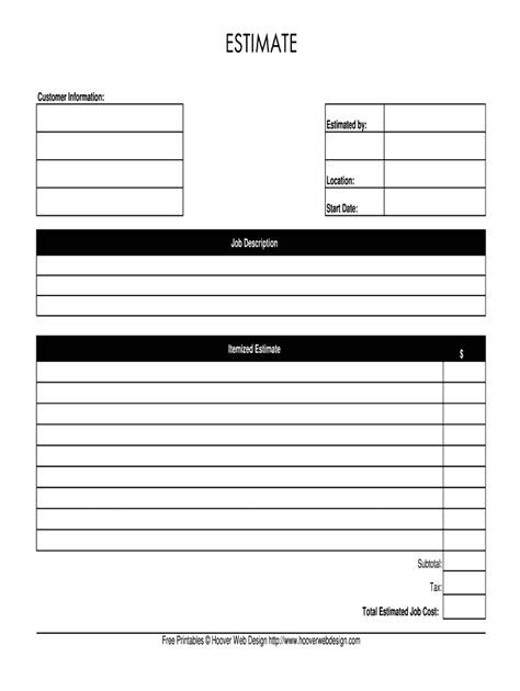 Fillable Quote Form Printable Forms Free Online