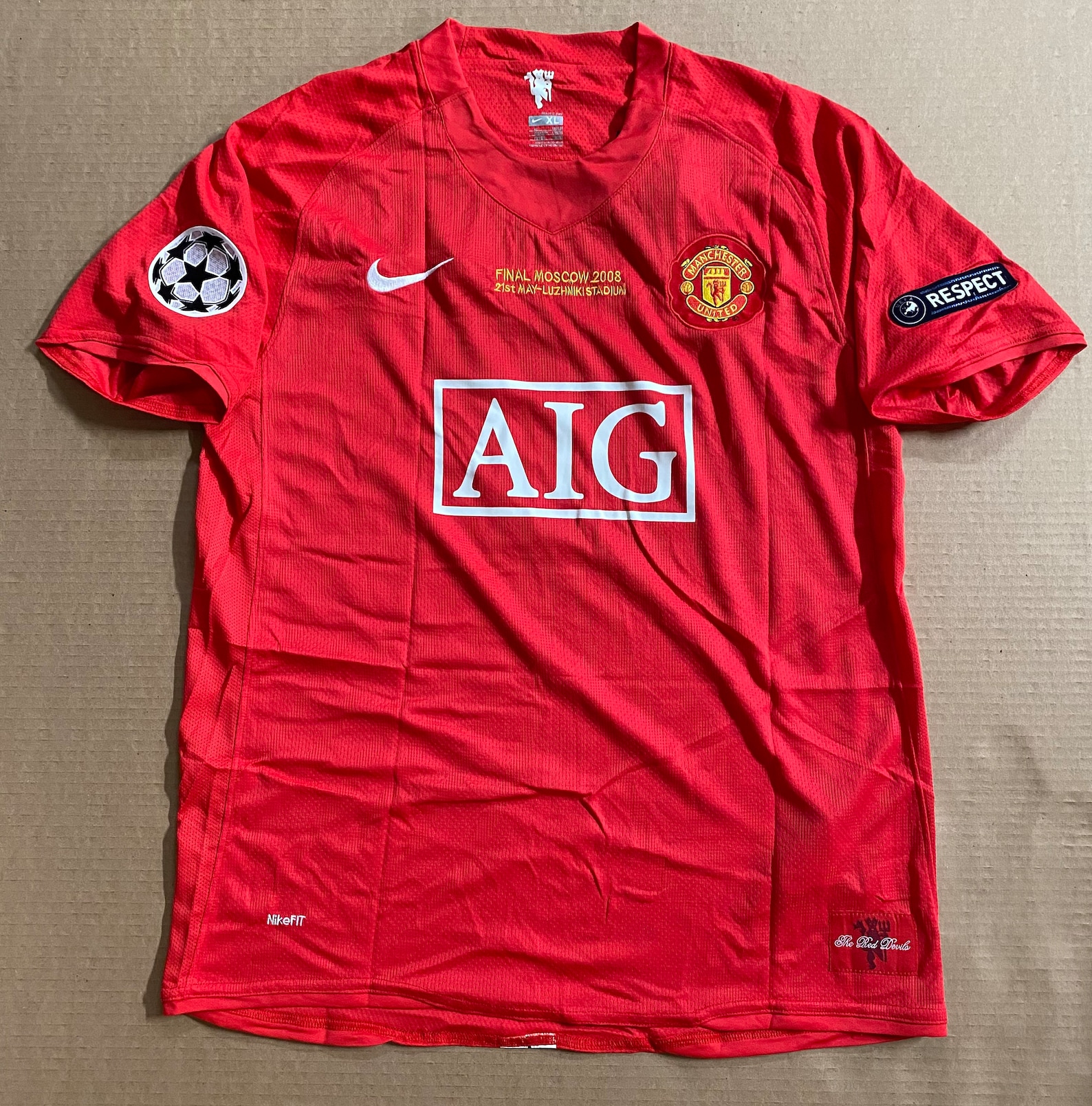 Jersey Cristiano Ronaldo Manchester United 2008 Super Playeras