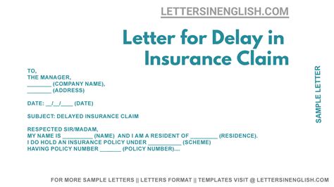 Letter For Delay In Insurance Claim Sample Letter For Late Submission Of Insurance Claim Youtube