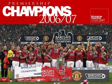 Man Utd Champions 2007 16 Glory Glory Man United Champions Trophy