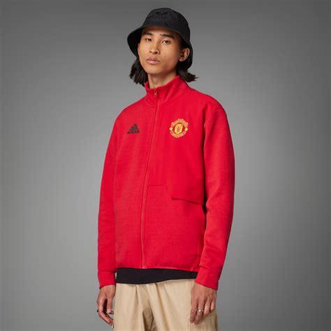 Manchester United Adidas Anthem Jacket Red