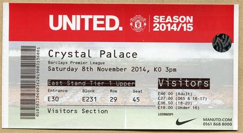 Manchester United Football Tickets