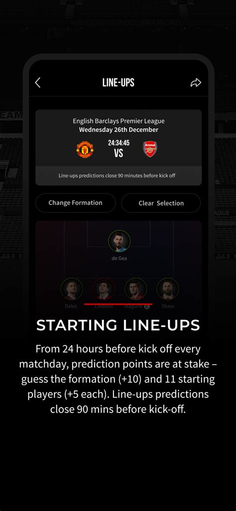 Match Predictions Onboarding 2 Manchester United