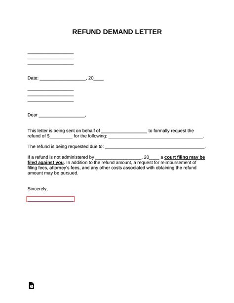 No Refund Letter To Customer Sample Pdf Template