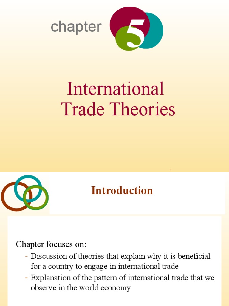 Ppt Chapter 5 International Trade Theory Powerpoint Presentation