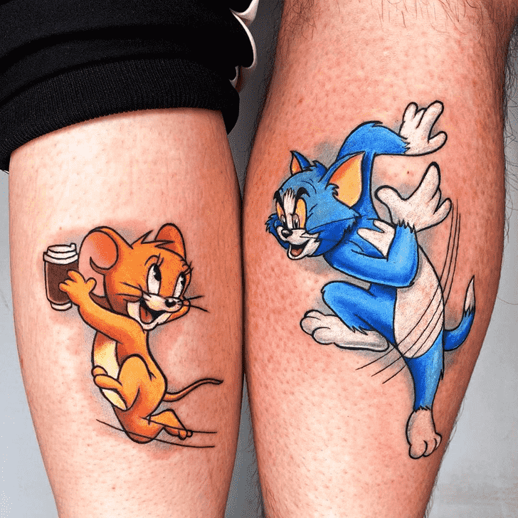 Tom And Jerry Tattoo Design Images Tom And Jerry Ink Design Ideas Small Dope Tattoos Hard